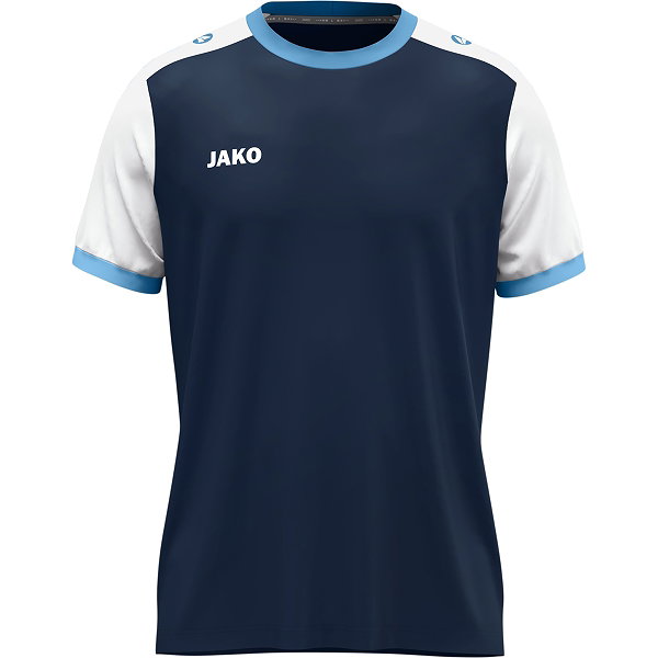 Jako Dynamic Shirt Korte Mouw Kinderen - Marine / Wit / Hemelsblauw