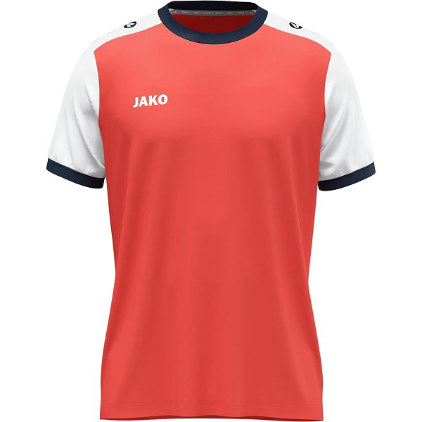 Jako Dynamic Maillot À Manches Courtes Enfants - Corail / Blanc / Marine