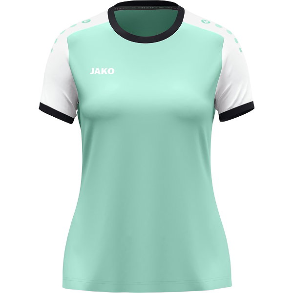 Jako Dynamic Maillot À Manches Courtes Femmes - Menthe / Blanc / Marine