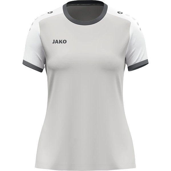Jako Dynamic Maillot À Manches Courtes Femmes - Gris Clair / Blanc / Gris