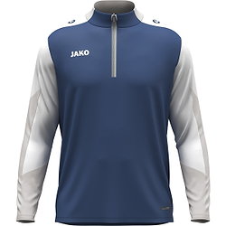 Jako Dynamic Ziptop Heren - Nachtblauw / Wit / Lichtgrijs