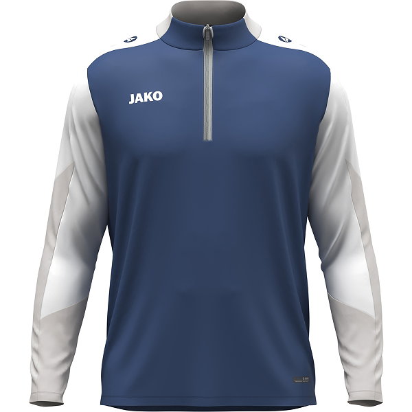 Jako Dynamic Ziptop Kinderen - Nachtblauw / Wit / Lichtgrijs