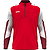Jako Dynamic Ziptop Kinderen - Rood / Wit / Donkerrood