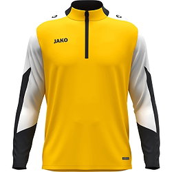 Jako Dynamic Ziptop Enfants - Jaune / Blanc / Noir