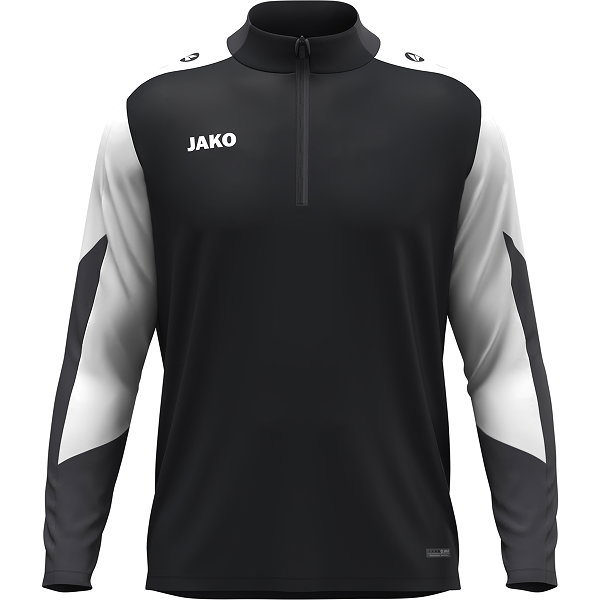 Jako Dynamic Ziptop Damen - Schwarz / Weiß / Anthrazit