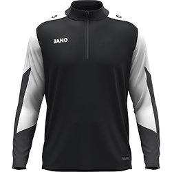 Vorschau: Jako Dynamic Ziptop Damen - Schwarz / Weiß / Anthrazit