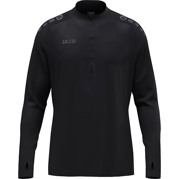 Jako Light Flow Ziptop Hommes - Noir