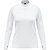 Jako Light Flow Ziptop Dames - Wit