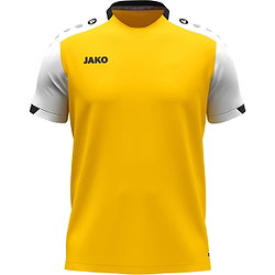 Jako Dynamic T-Shirt Heren - Geel / Wit / Zwart