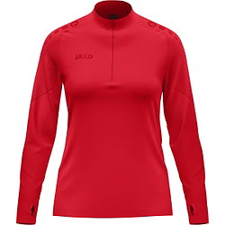 Jako Light Flow Ziptop Femmes - Rouge
