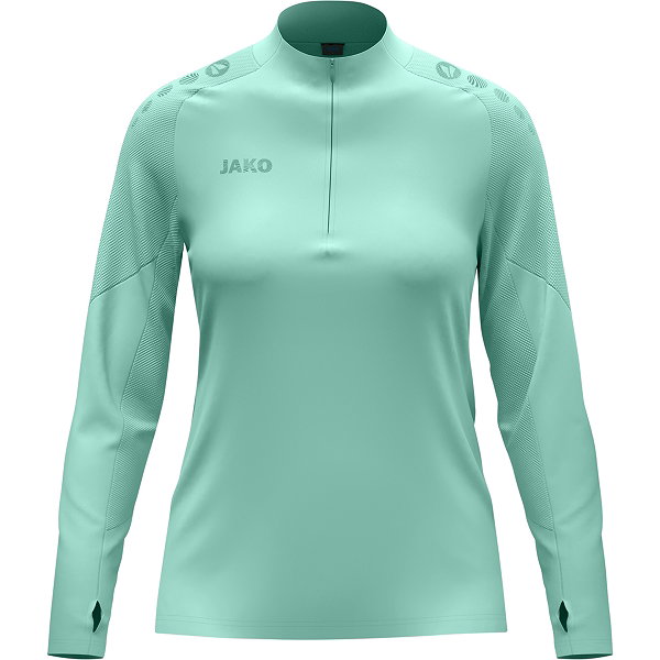 Jako Light Flow Ziptop Dames - Munt