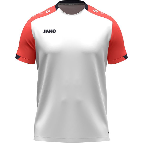 Jako Dynamic T-Shirt Enfants - Blanc / Corail / Marine