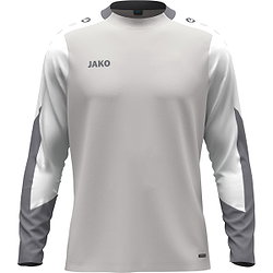 Jako Dynamic Longsleeve Hommes - Gris Clair / Blanc / Gris