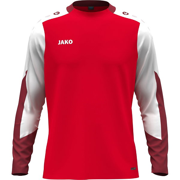 Jako Dynamic Longsleeve Herren - Rot / Weiß / Dunkelrot