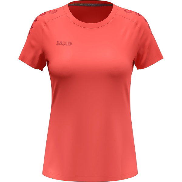 Jako Light Flow T-Shirt Femmes - Corail