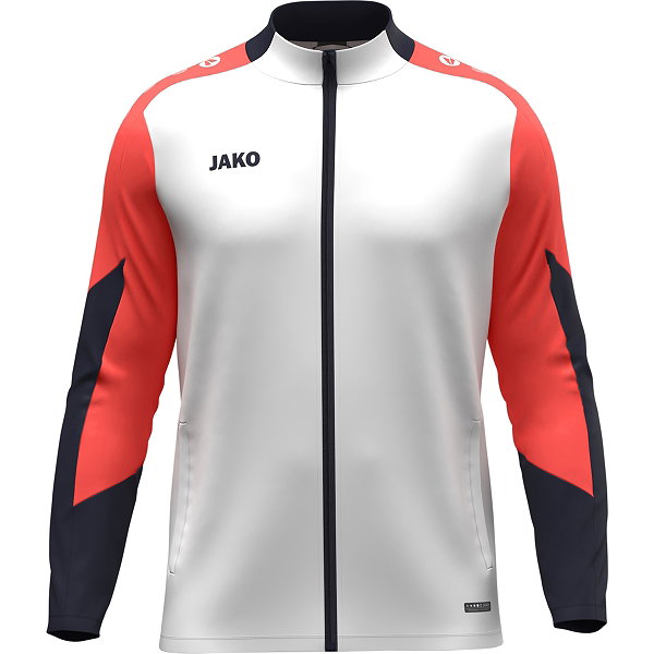 Jako Dynamic Veste D'entraînement Polyester Femmes - Blanc / Corail / Marine
