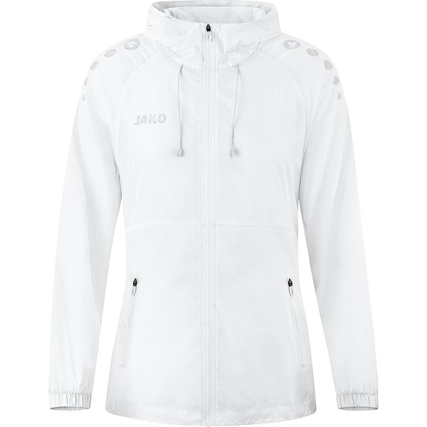 Jako Flow Kapuzenjacke Damen - Weiß