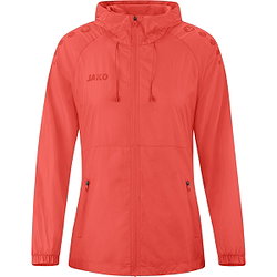 Jako Flow Kapuzenjacke Damen - Koralle