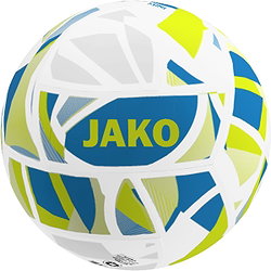 Jako Iconic Miniballon - Blanc / Bleu Jako / Jaune Fluo