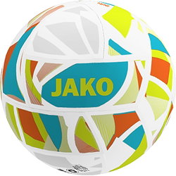Jako Iconic Miniballon - Blanc / Cyan / Jaune Fluo