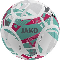 Jako Glory Spielball - Weiß / Rubine Red / Cool Grey