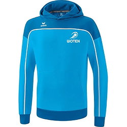 Erima Change Sweatshirt Met Capuchon Heren - Curaçao / Wit
