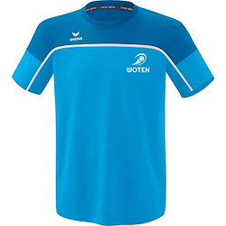 Erima Change T-Shirt Heren - Curaçao / Wit