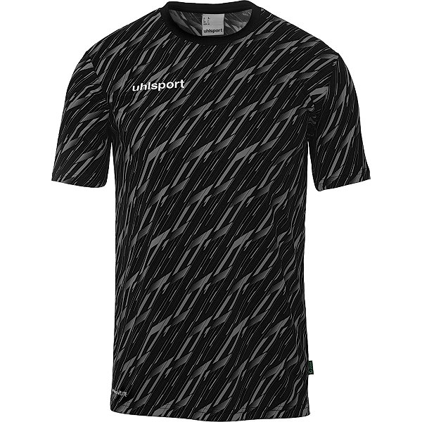Uhlsport Progressive 28 Maillot Manches Courtes Hommes - Noir / Blanc