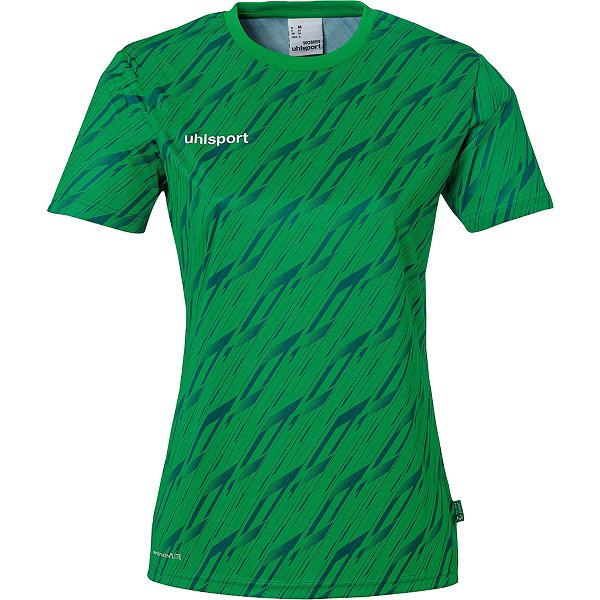 Uhlsport Progressive 28 Shirt Korte Mouw Dames - Groen