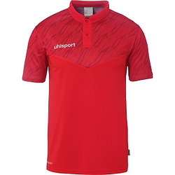 Uhlsport Progressive 28 Poloshirt Kinder - Rot