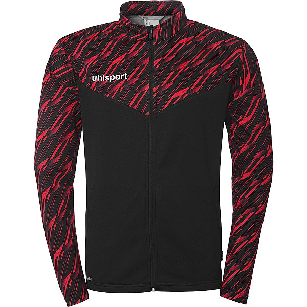 Uhlsport Progressive 28 Veste D'entraînement Polyester Hommes - Noir / Rouge