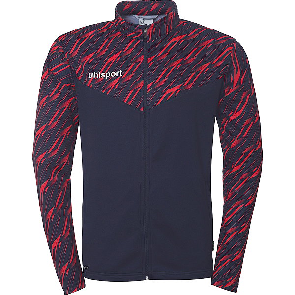 Uhlsport Progressive 28 Veste D'entraînement Polyester Enfants - Marine / Rouge