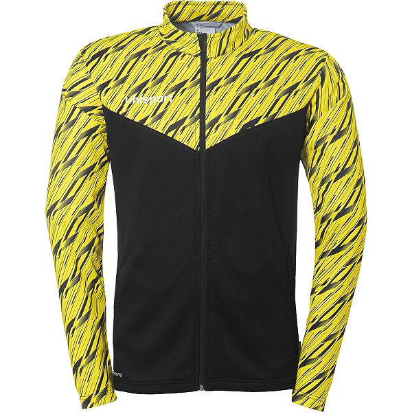 Uhlsport Progressive 28 Veste D'entraînement Polyester Enfants - Noir / Lime