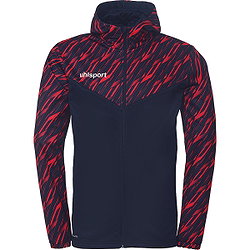 Uhlsport Progressive 28 Hoodie Herren - Marine / Rot