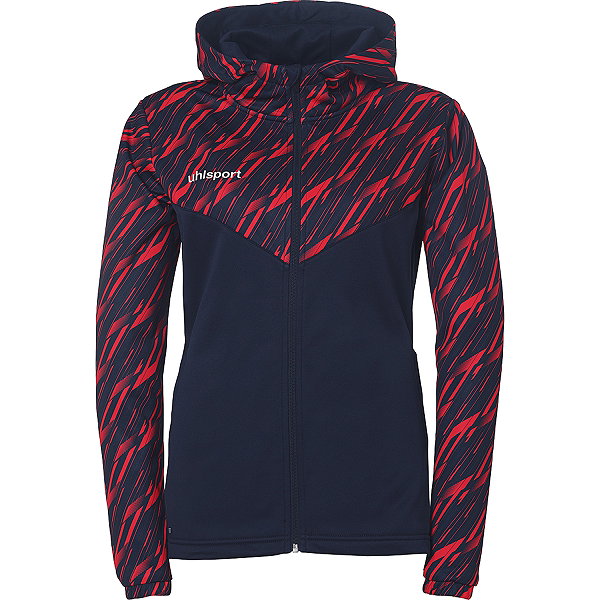 Uhlsport Progressive 28 Sweat À Capuche Femmes - Marine / Rouge