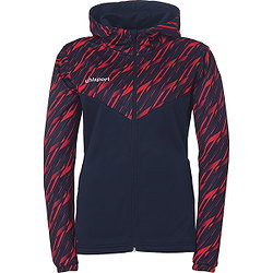 Uhlsport Progressive 28 Sweat À Capuche Femmes - Marine / Rouge