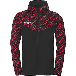 Uhlsport Progressive 28 Sweat À Capuche Hommes - Noir / Rouge
