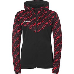 Uhlsport Progressive 28 Sweat À Capuche Femmes - Noir / Rouge