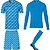 Uhlsport Progressive Torwart Trikot Set Herren - Cyan / Weiß