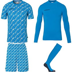 Uhlsport Progressive Keeperstenue Heren - Cyaan / Wit