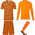 Uhlsport Progressive Torwart Trikot Set Herren - Neonorange / Schwarz