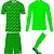 Uhlsport Progressive Torwart Trikot Set Herren - Neongrün / Schwarz