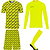Uhlsport Progressive Set De Gardien De But Enfants - Jaune Fluo / Noir