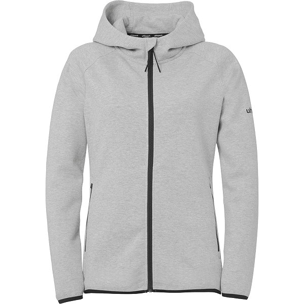 Uhlsport Id Hoodie Damen - Dunkelgrau Meliert
