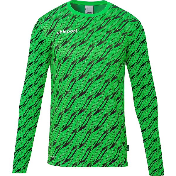 Uhlsport Progressive Maillot De Gardien Manches Longues Hommes - Vert Fluo / Noir