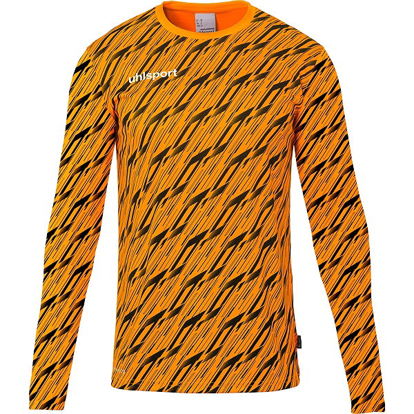 Uhlsport Progressive Maillot De Gardien Manches Longues Enfants - Orange Fluo / Noir