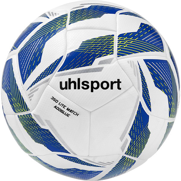 Uhlsport 350 Lite Match Addglue Ballon De Compétition Et D'entraînement - Blanc / Royal / Jaune Fluo