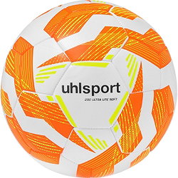Uhlsport 290 Ultra Lite Soft Trainingsbal - Wit / Fluo Oranje / Fluogeel
