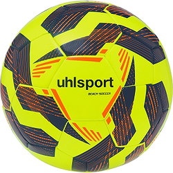 Uhlsport Beach Soccer Trainingsball - Neongelb / Marine / Neonrot