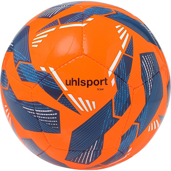 Uhlsport Team Mini Miniballon - Orange Fluo / Marine / Blanc